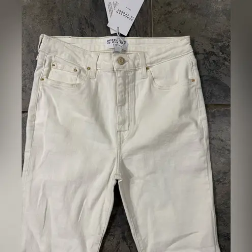 Derek Lam NWT I0 CROSBY CROSBY HIGH RISE FLARE JEANS Ivory sz 29 $245