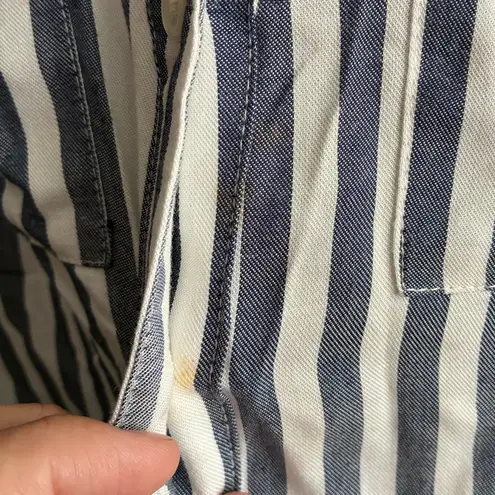 Alexander Jordan Blue & White Striped Blouse S