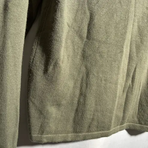 Fair Lady Green Sweater Top Fairy Core Boho Semi Sheer Leaf Embroidered Artsy M Size 6