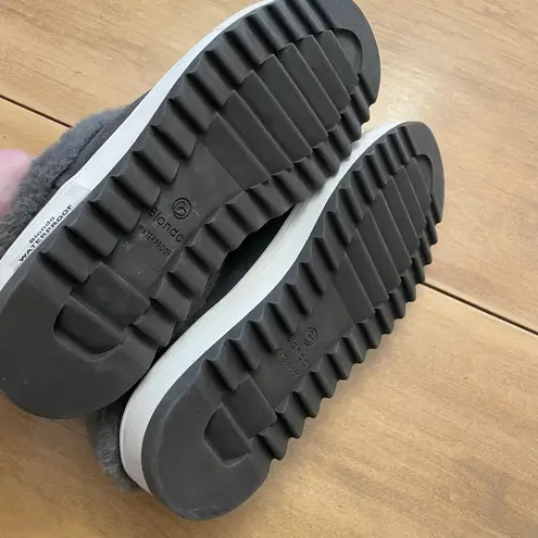 Blondo NWOB Suri Waterproof Slip-on Sneaker In Dark Grey Suede Size 7