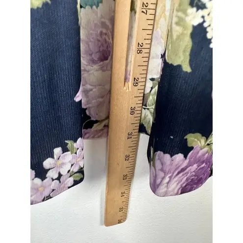 Vintage 1X Amy Lynn California Blouse MuuMuu Peasant Top Short Sleeve Floral