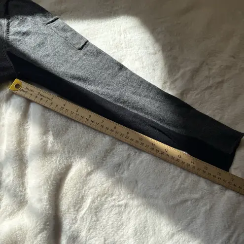 LISA TODD Heart Crewneck Sweater Cotton Cashmere Gray Pink Casual Pullover M Size M