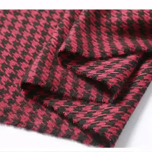 Houndstooth Red Black Skinny Scarf New University of Alabama