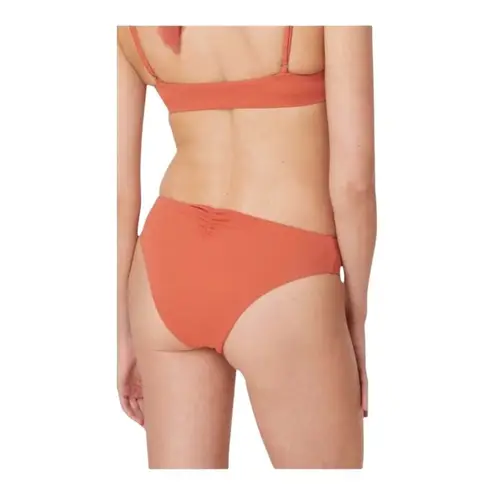 ANDIE NWT The Symi Sustainable High Leg Cut Low Rise Bikini Bottom Cedar Large