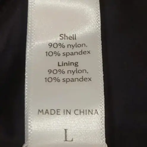 ANDIE NWT The Banded Cheeky Ribbed Bikini Bottom Wear High or Low L Black #3521