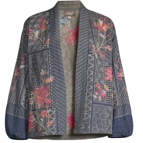 Johnny Was Embroidered Viviana Bishop Sleeve Kimono NWT
