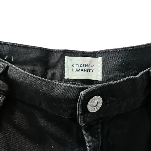 Citizens of Humanity  Martizy Black Pleated Casual Shorts Women's Size 32 COH