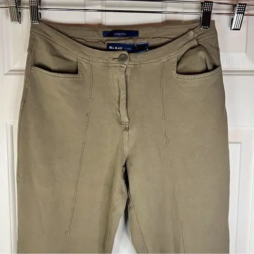 Bill Blass  Jeans Womens Stretchy Trouser Chino with Front Pockets Khaki Size 6P