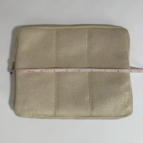 Bvlgari Parfums Cosmetic Gold Beauty Make Up Pouch Bag Travel New