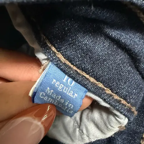 Simply Vera Vera Wang Skinny Jeans Dark Wash Size 10 Regular Blue