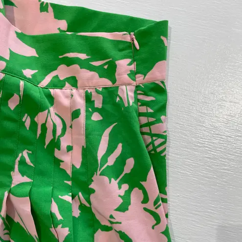 Green pleated midi skirt topshop sale