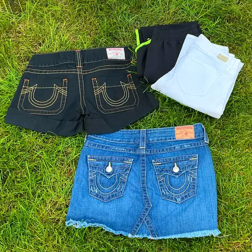 True Religion  shorts+skirt+ jeans+joggers 💙🖤🤍 - Image 2