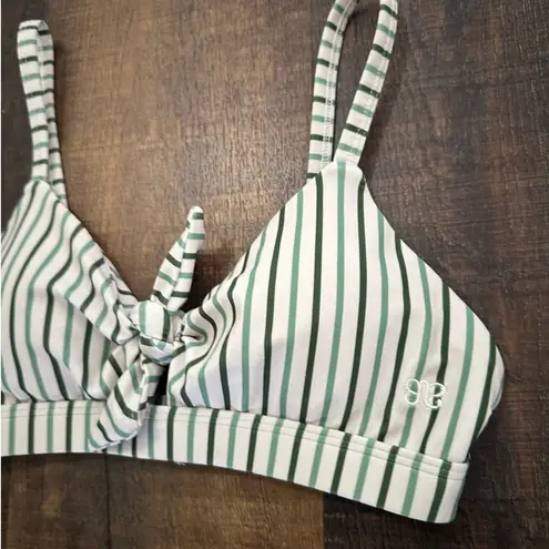 ALBION FIT Polo Stripe Off The Hook Top Size Small