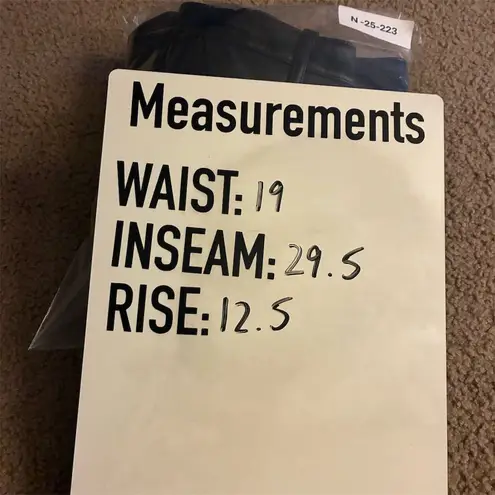 Women's Black Vegan Leather Pleather Pants Size 18 High Rise Boot Cut