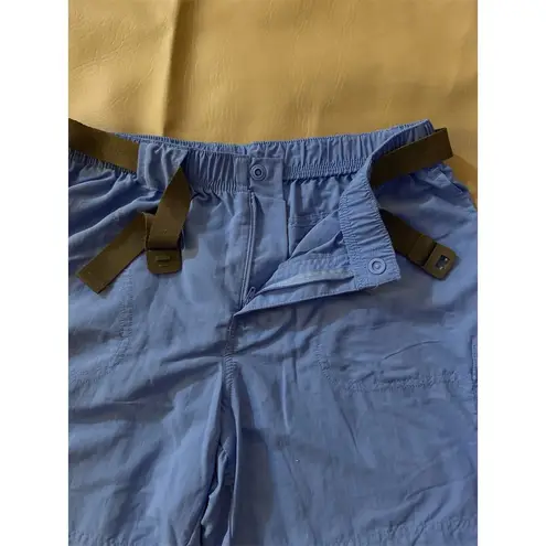 L.L. Bean Women's Blue Shorts M Adjustable Belt Size M