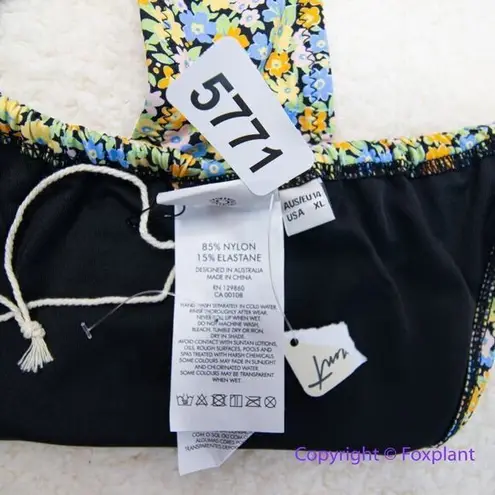 NEW Rhythm Free People Carrie Itsy Bikini Bottom, size XL Blue