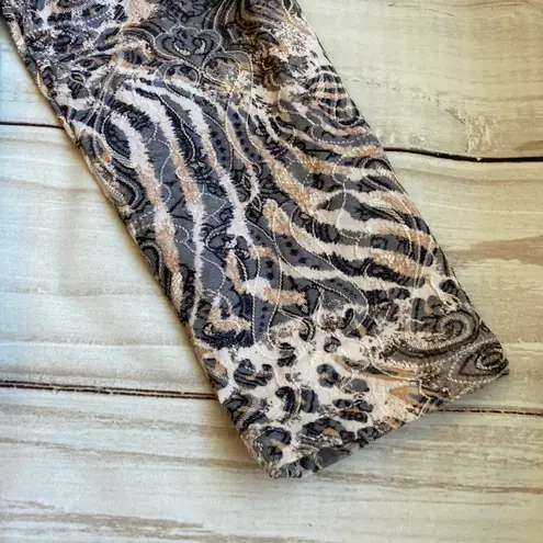 J. Bee Vintage Abstract Print Button Up Shirt Jacket Size L