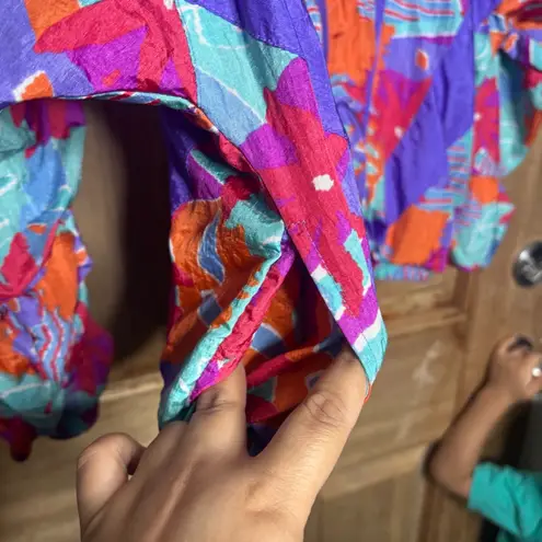 Vintage women’s aviat sportif Colorful Windbreaker Jacket size M Purple Size M