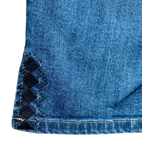 NYDJ Ariel Cropped Embellished Jeans