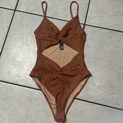 Beach Riot NWOT  Aviva One Piece Swimsuit Desert Mirage