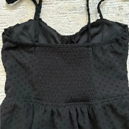 Wild Fable Black Spaghetti Strap Short Summer Dress Size XS