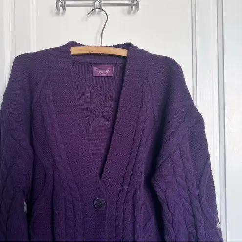 Taylor Swift  • Speak Now Cardigan sweater purple cable knit star applique
