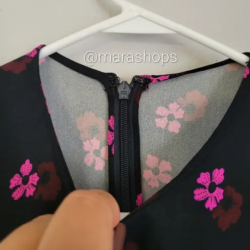 ALC Frank A.L.C. Mer Flower-Print Layered Dress