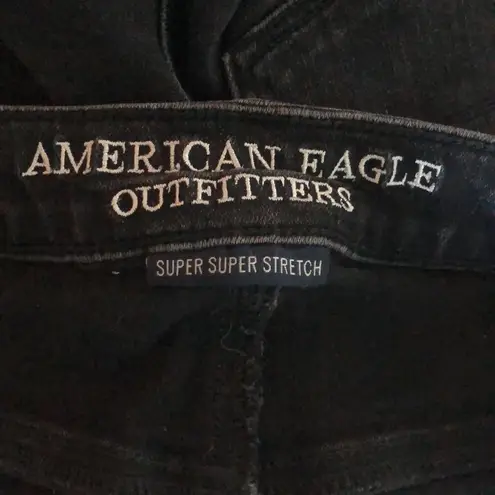 American Eagle  size 6 super hi rise shortie super super stretch shorts