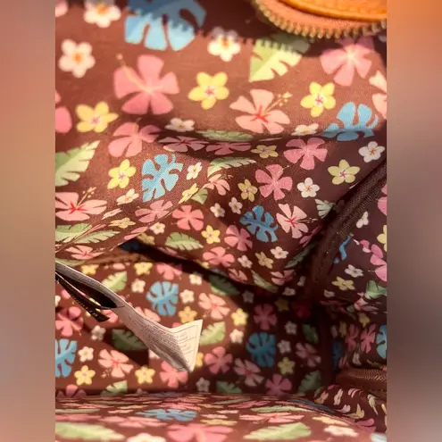 Lounge Fly Disney Moana Pua Floral AOP Mini Backpack NWOT