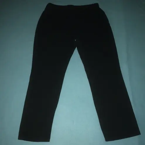 st. john's bay ST. JOHN’S BAY relaxed fit boot cut high waisted black jeans 100% cotton size 12