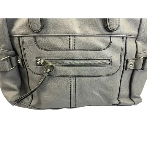 Women's Large Light Grey Purse Gray