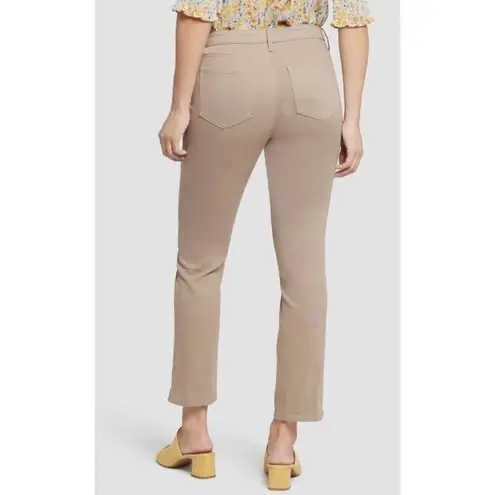 NYDJ Sheri Slim Khaki Cropped Slim Fit Jeans 6