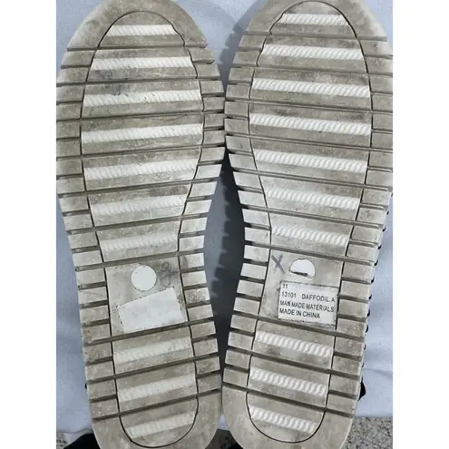 Womans Project Cloud Memory Foam Size 11 Perforated Slip On Platform Sneakers Black - Image 8