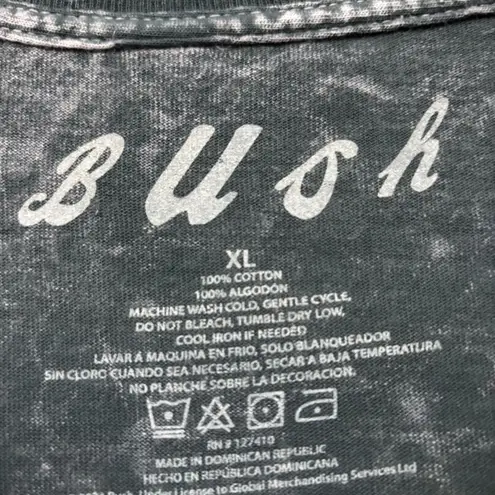 Bush Zen X Four Rock Band Mineral Wash T-Shirt Size Extra Large