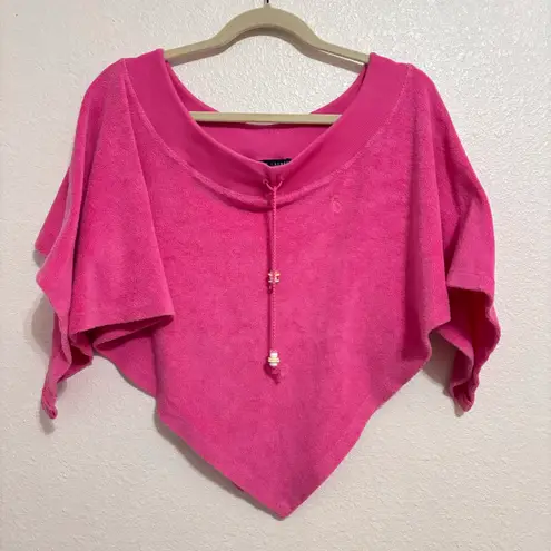 Ralph Lauren Pink Terry Cloth Shawl Coverup