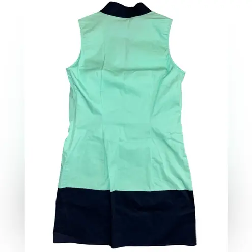 Sail To Sable TEAL & BLUE SLEEVELESS SHIFT DRESS