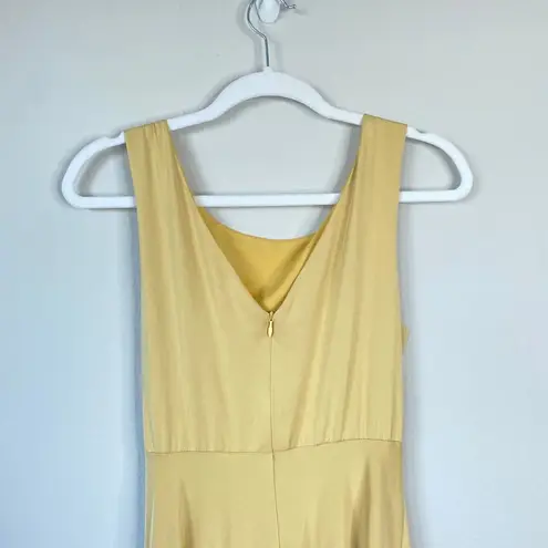 Baltic Born Molly Mod Maxi Dress Pale Mustard Butter Yellow Size Medium NWT New