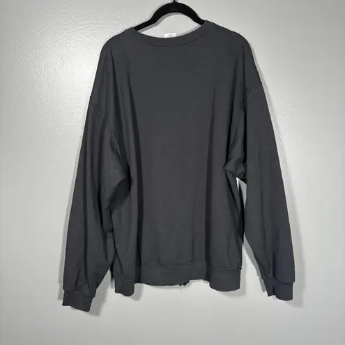 Jerzees Women's Black Rhinestone Hummingbird Zip Up Fleece Jacket Sweatshirt - Size XL