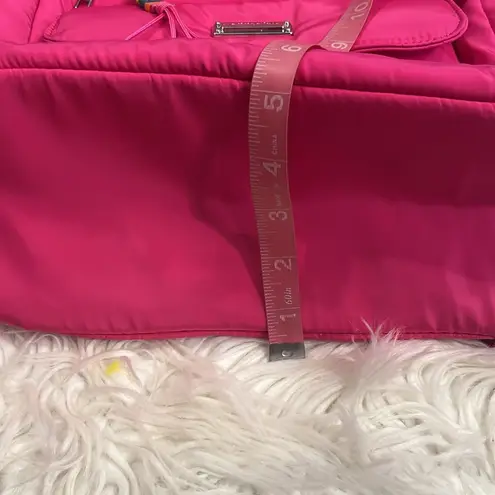 Madden Girl Steve  convertible backpack bag hot pink 14x13.5x5”