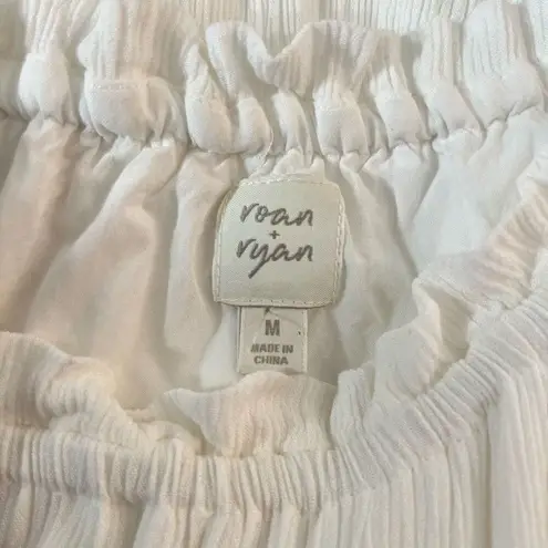 Evereve Roan + Ryan White Bella Sleeveless Flowy Midi Dress Size Medium