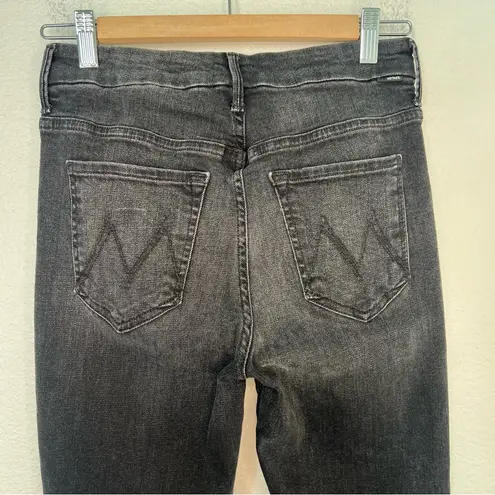 Mother High Waisted Looker Ankle Fray jeans Night Hawk 26