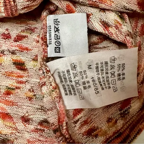 Vtg Camela Pink Wool Blend Button Down Cardigan Sz 36 English Countryside Granny