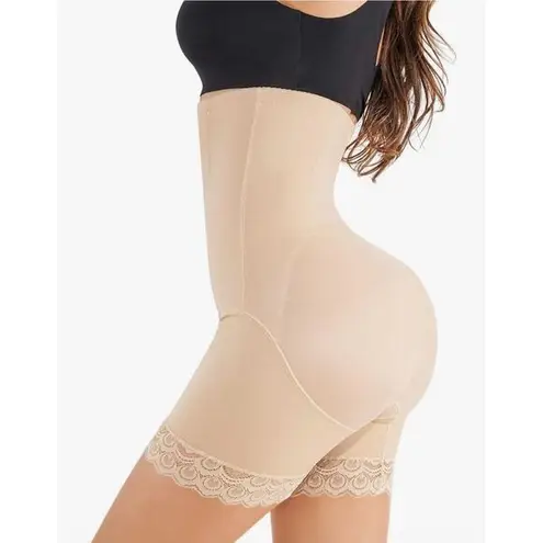 NEW Nebility Tummy Control Lace Butt Lifter Shapewear S Tan