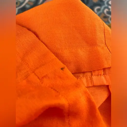 Judith March NWT Orange Strapless Game Day Dress Size Small