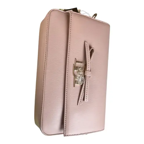 Badgley Mischka Blush Crossbody Bag with Bow, Flap Closure, New with Tags