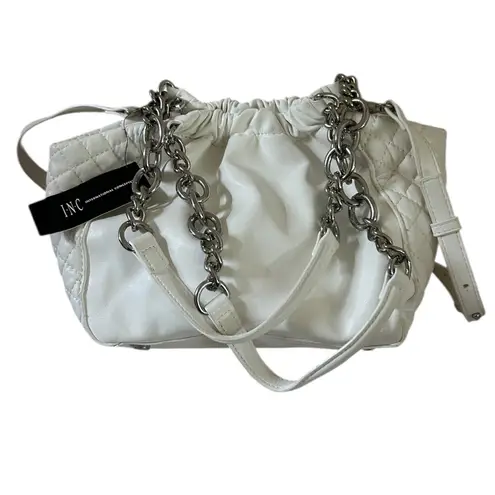 INC International Concepts Kemah Satchel Crossbody White