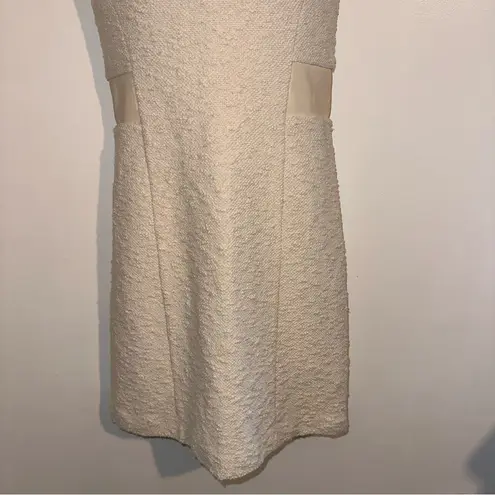 Rebecca Taylor Crew Neck Mini Dress Size: M | US 8 Color: Cream 🆕 Retail $475