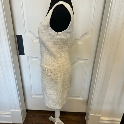 Guess by Marciano Eco Cream Tosca Tweed Mini Dress Boucle NEW Tags