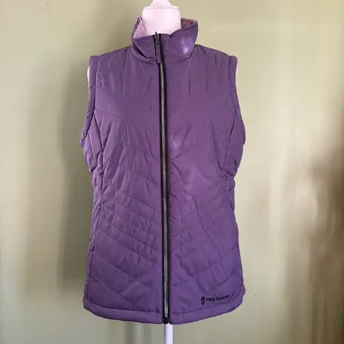 Free Country Purple Reversible Vest