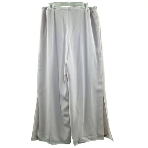 R & M Richards Vintage Women's Wide-Leg Side Slit Formal Dress Pants Size 16